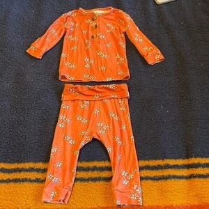 Sova orange/pink Baby Outfit Set